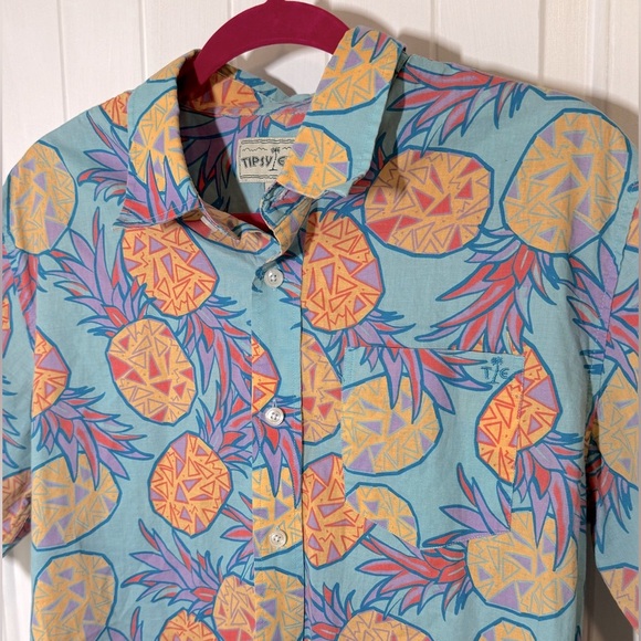 Tipsy Elves - MEN'S PINA COLADA HAWAIIAN SHIRT - Picture 4 of 8